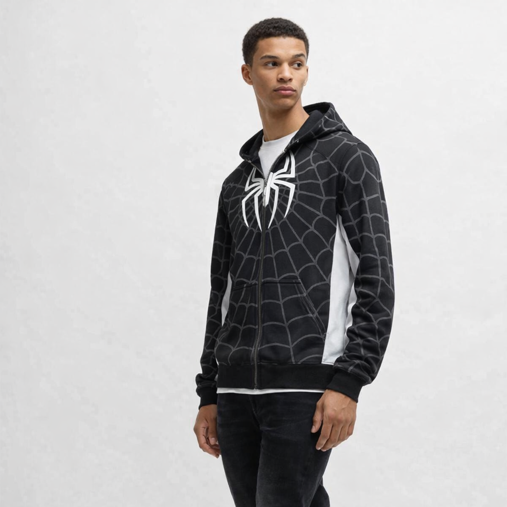 "Black" Spidey zip up hoodie