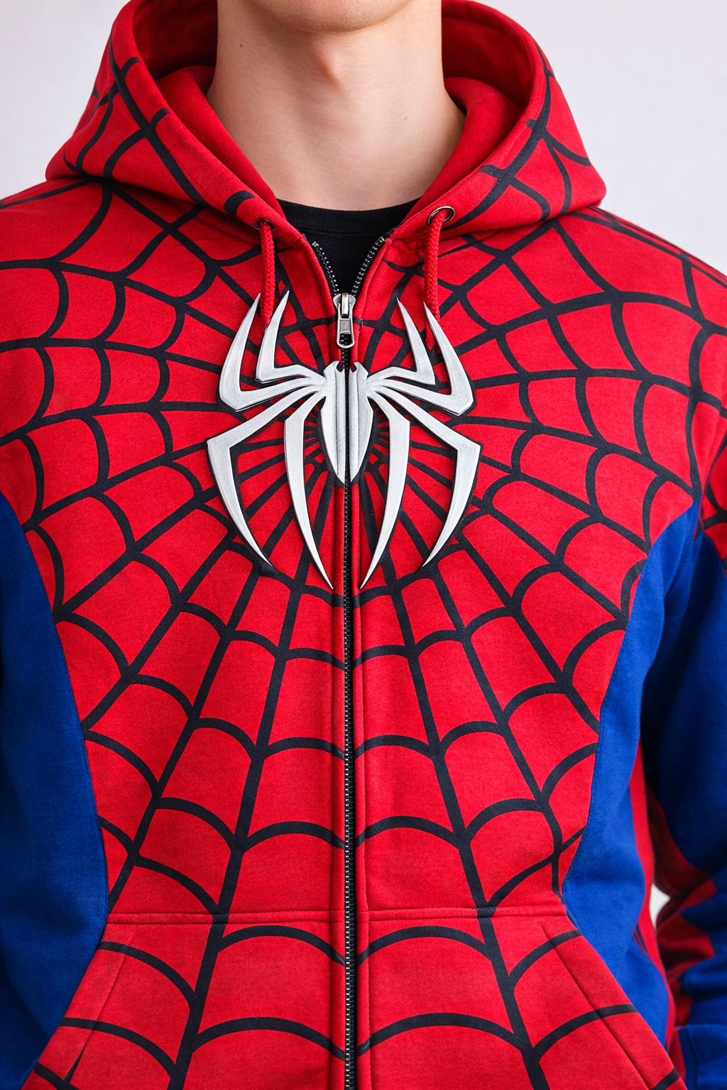 "Red" Spidey zip up hoodie
