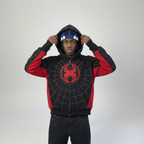 "Black and Red" Spidey zip up hoodie