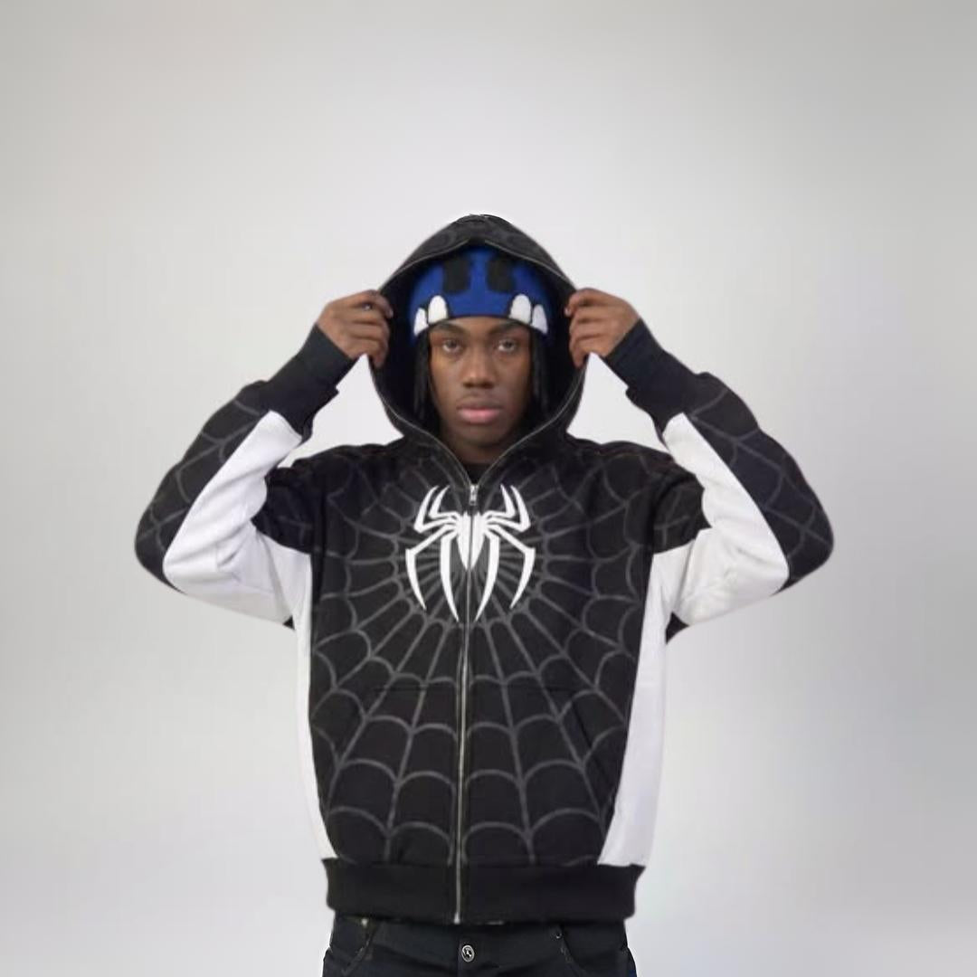 "Black" Spidey zip up hoodie